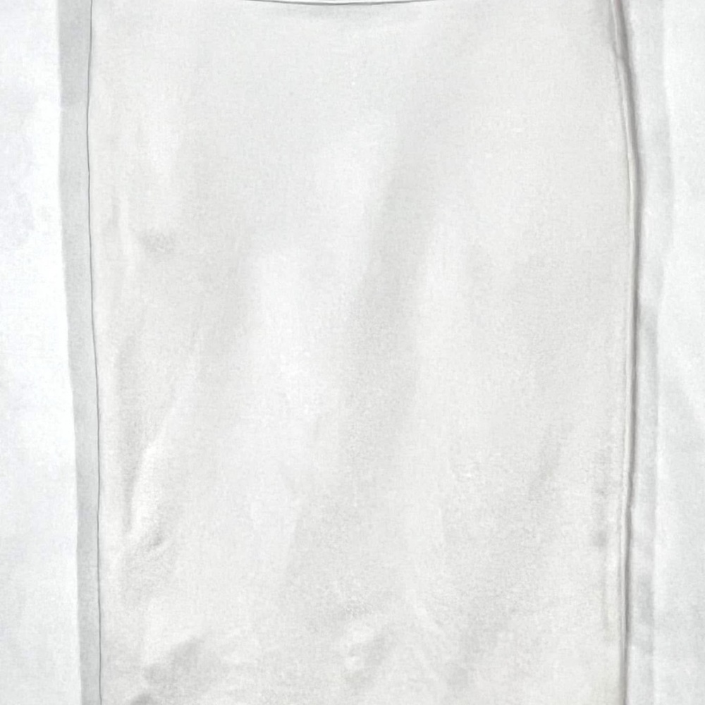 BCBGMaxazria body con skirt winter white bandage pencil skirt lots of spandex - Picture 7 of 12